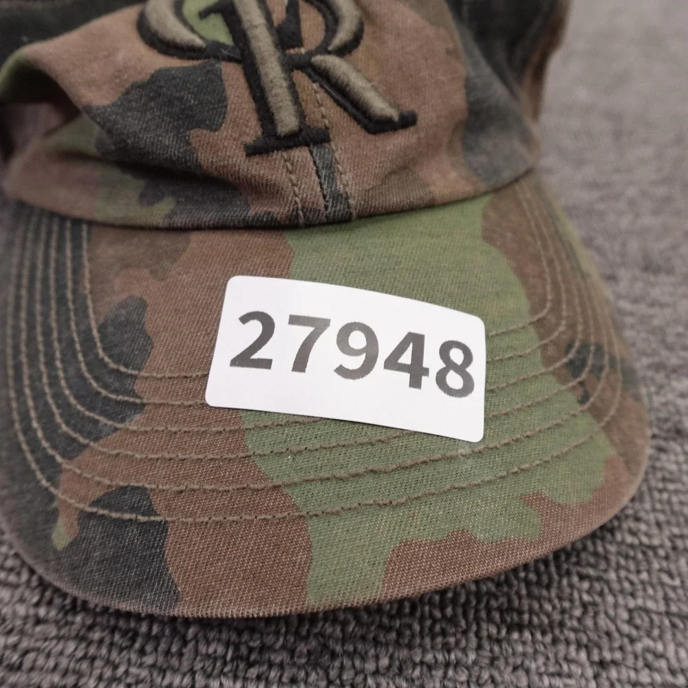 Colorado Rockies Hat Cap Strap Back Mens One Size Camo Green MLB Baseball '47
